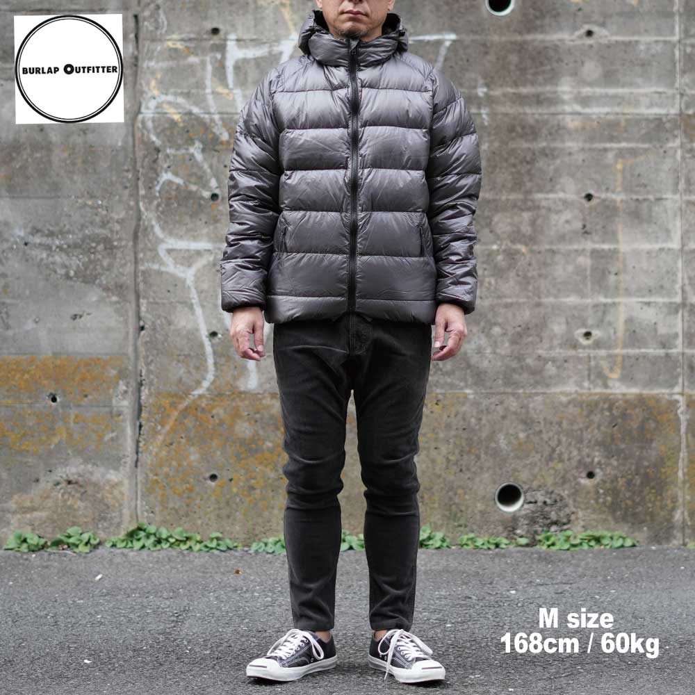 NOT BAD DOWN HOODY / GRANITE GRAY / TRAIL BUM トレイルバム NANGA