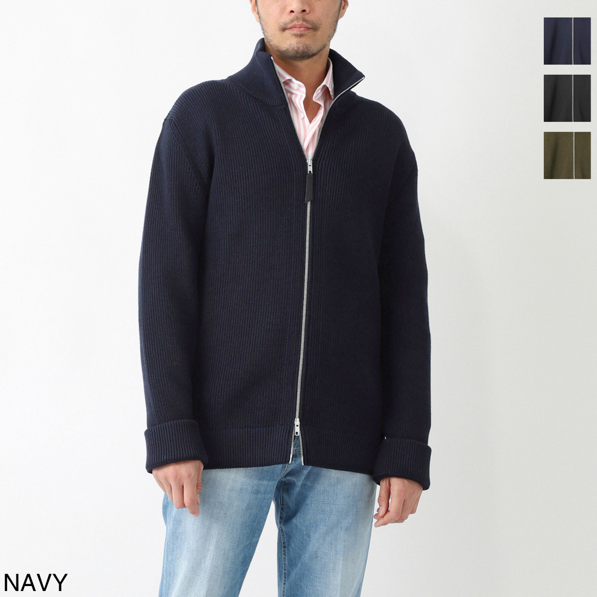 Maison Margiela メゾンマルジェラ ジップアップニット/ドライバーズ