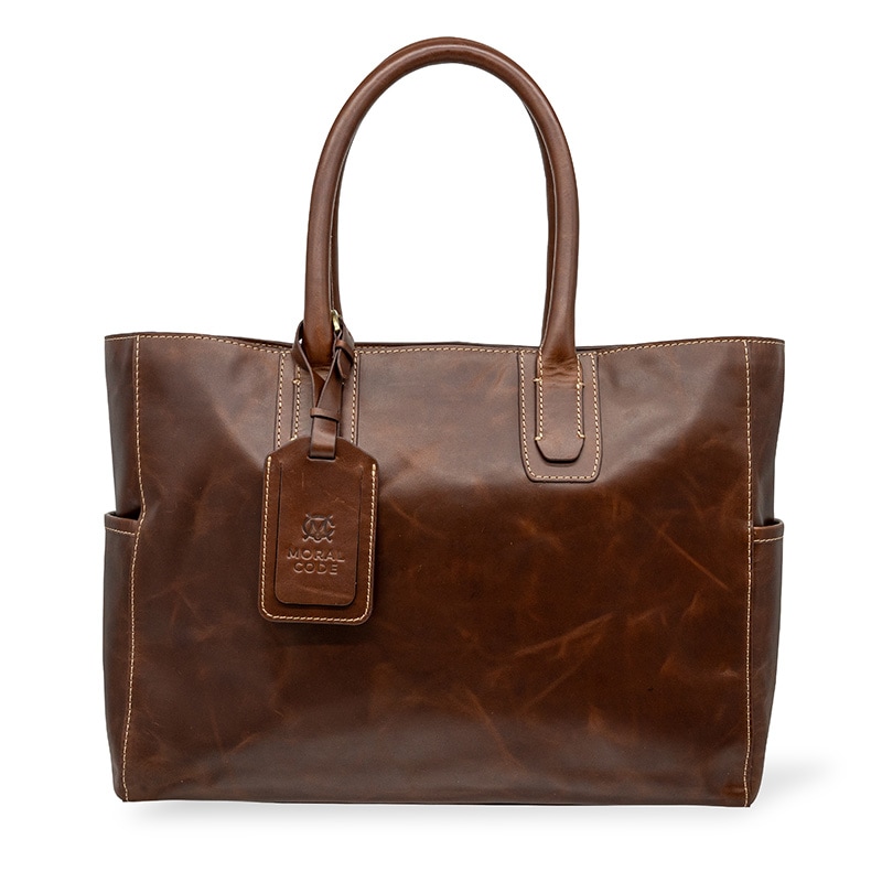 レザートートバッグメンズ本革 鞄 かばん カバン ブラウン茶 ビジネス