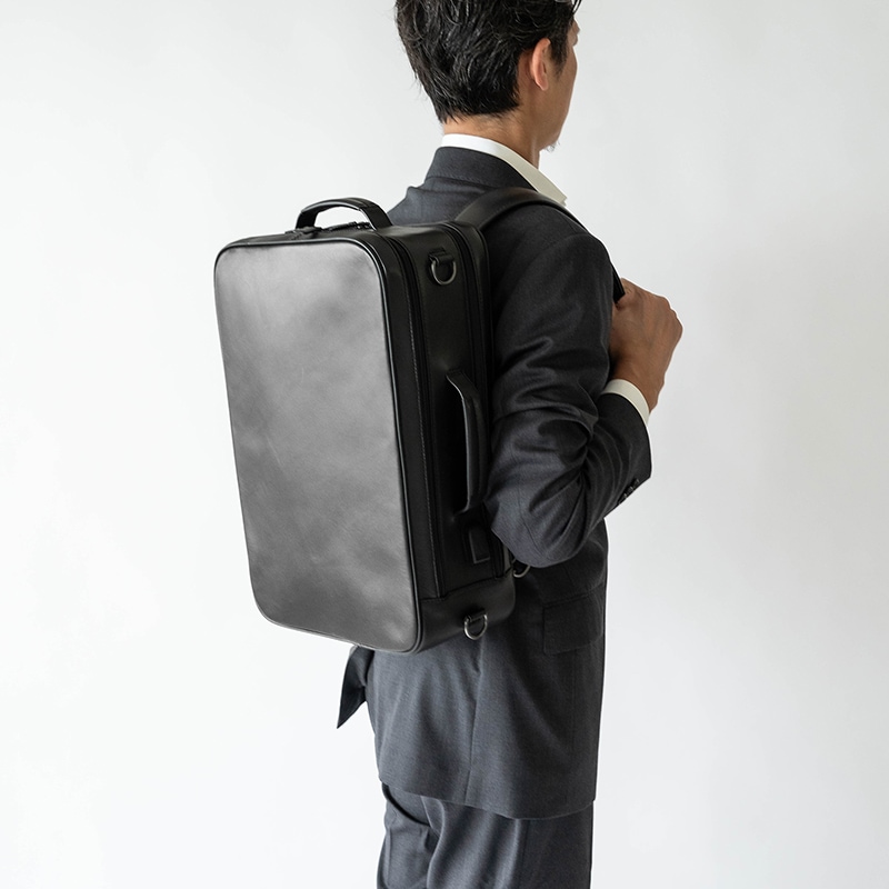 レザービジネスリュック ショルダー 3WAY 16インチ メンズ PARKER