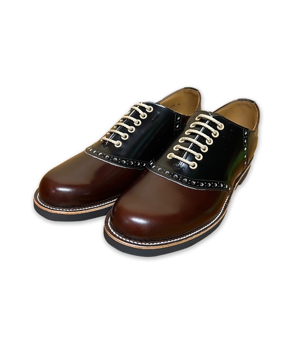 SADDLE - SHOES (REGAL×GLAD HAND)【BROWN×BLACK】｜GLAD HAND