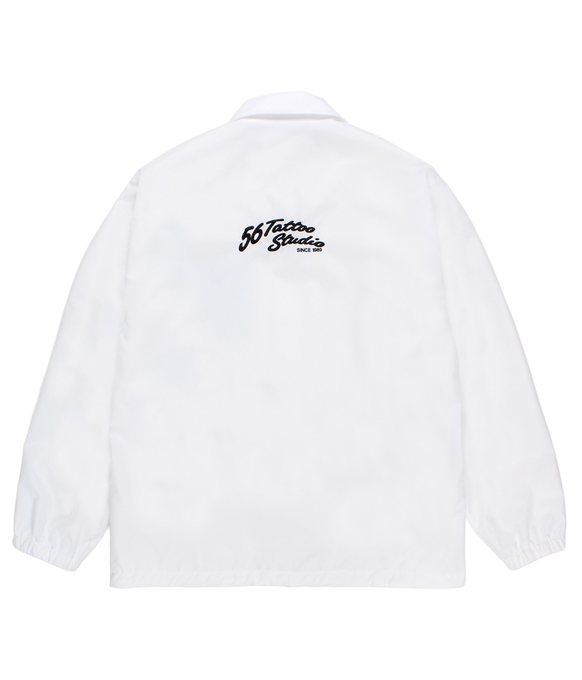 56 TATTOO STUDIO / COACH JACKET【WHITE】｜WACKO MARIA｜MELTING POT
