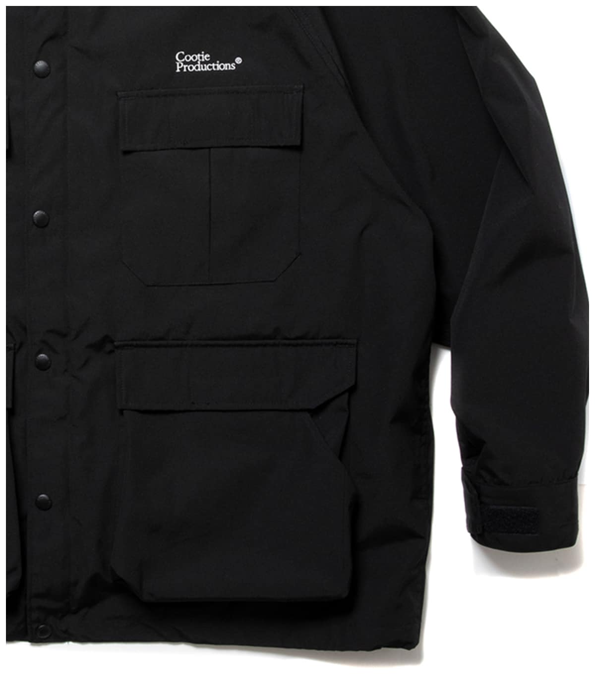 T/C Weather Hooded Shell Jacket【BLACK】｜COOTIE PRODUCTIONS