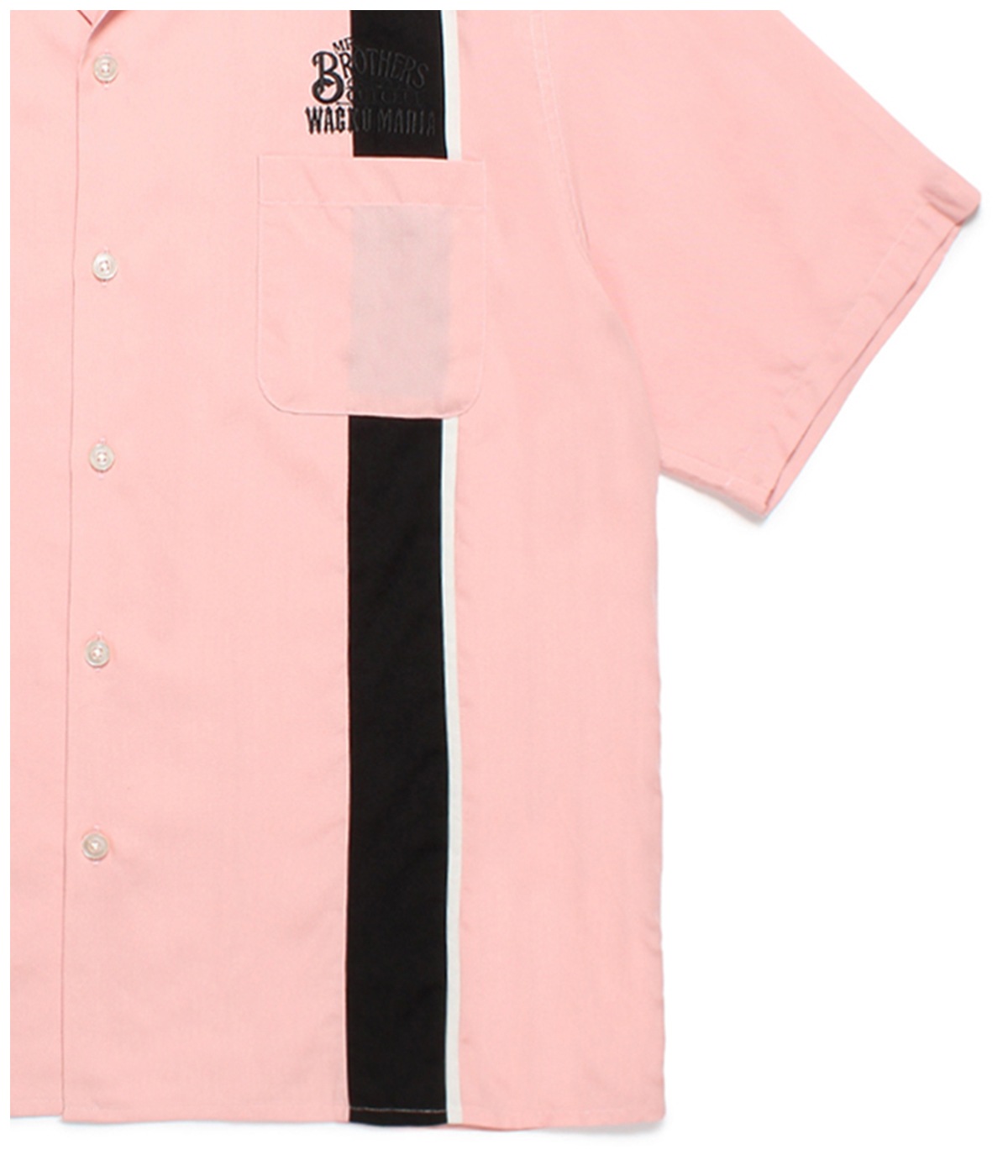 MR BROTHERS CUT CLUB / SWITCHING 50'S SHIRT【PINK】｜WACKO MARIA