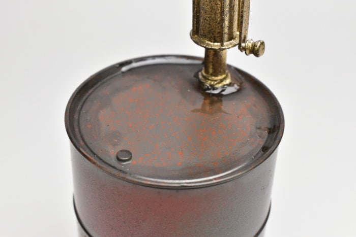 ミニチュア雑貨 ドラム缶(D) (1/12スケール) 作家：ミニ厨房庵 河合