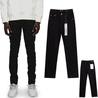 PURPLE BRAND ストレート デニム イン ブラック 8183｜MIRISE(ミライズ