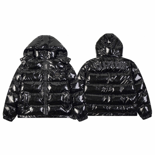 Trapstar London ダウンジャケット Irongate Shiny Black Puffer