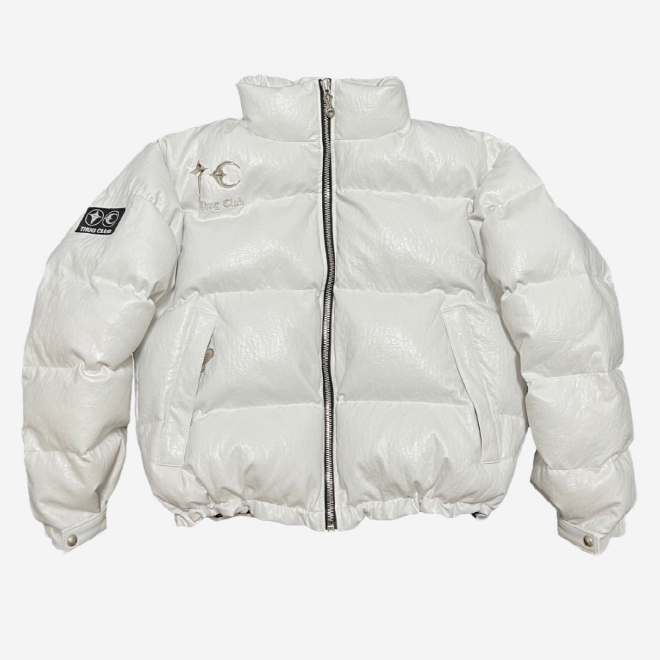 Thug Club ダウンジャケット Leather Puffer Jacket｜MIRISE(ミライズ