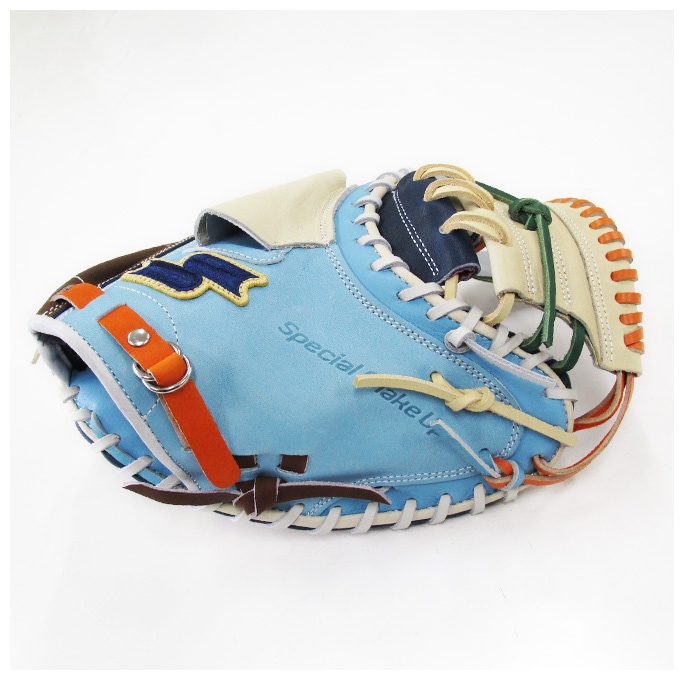 SSK（エスエスケイ）限定 軟式用キャッチャーミット カラフルシリーズ