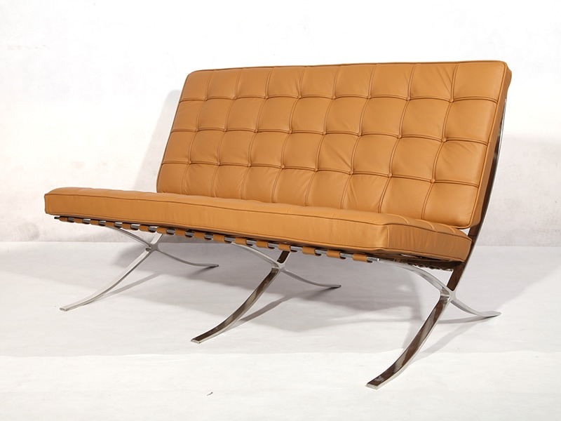 バルセロナチェア 2P【本革】ミース・ファン・デル・ローエ