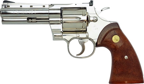 タナカワークス・COLT パイソン .357Magnum R-model 4inch ニッケル