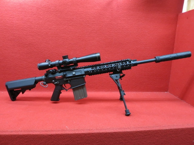 ARESメタルレシーバー電動ガン SR25Kフルセット エアーガン 電動ガン