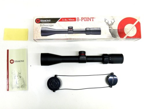 店内全品5％OFFクーポン】SIMMONS 8 POINT 3～9×40 ズームライフル