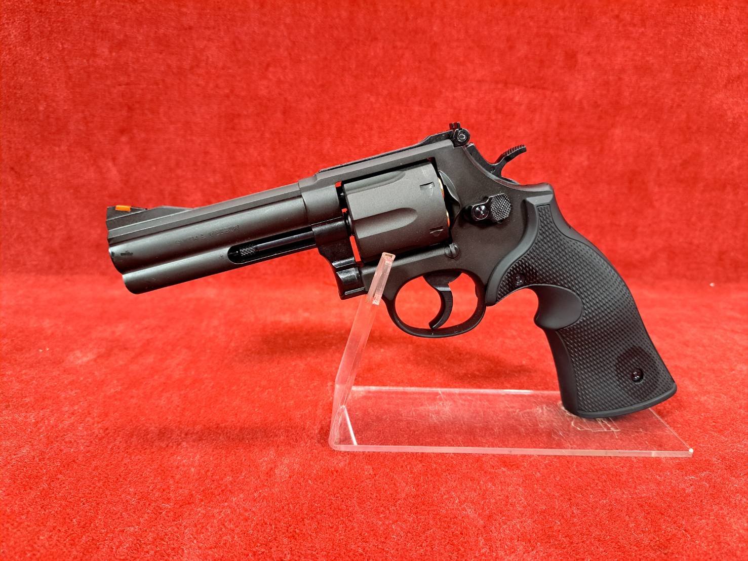 マルシン Xカートリッジ ガスリボルバー S&W M586 HW BK 樹脂グリップ