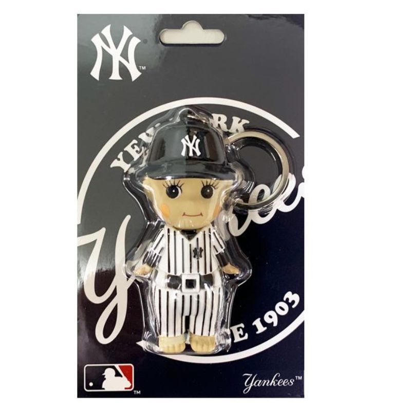 MLB メジャーリーグ ヤンキース ユニフォームキーホルダー キューピー