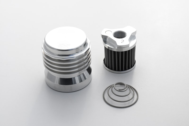 K&P Engineering ステンメッシュオイルフィルター カートリッジタイプ