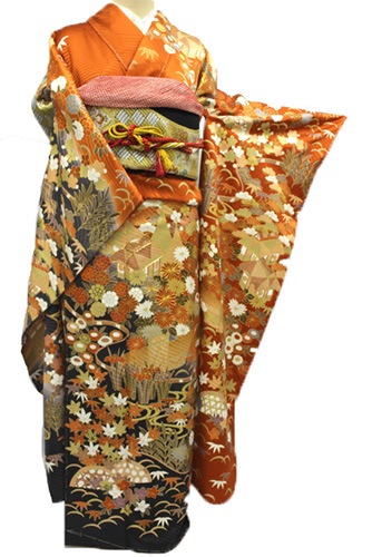丹後ちりめん振袖「総柄御所解文様」 | 種類から探す,振袖 | きもの