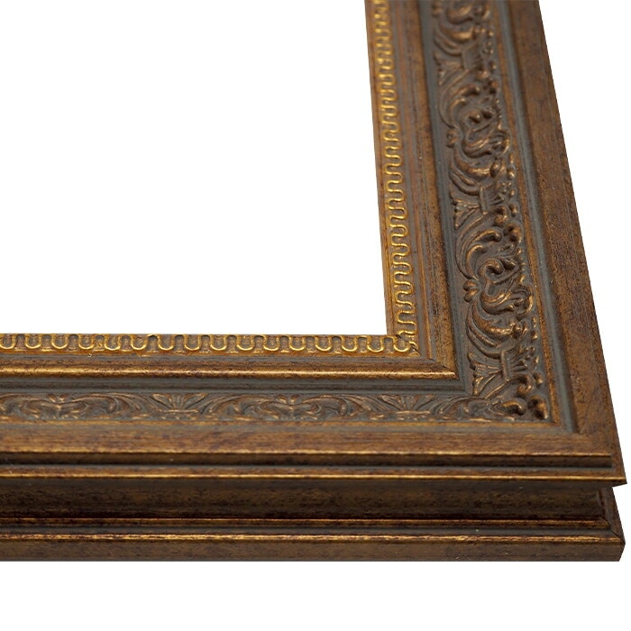 油絵額縁 8203/アンティークゴールド F10号（530×455mm） 前面UVカット