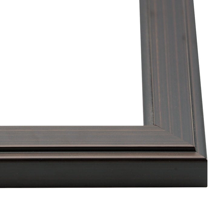 書道額 130型/ブラウン 書道半切1/2（680×350mm） 前面UVカット