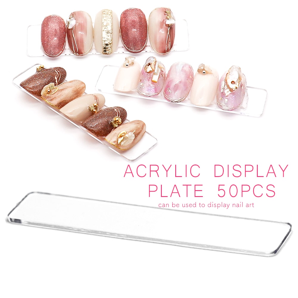 ネコポス送料無料】アートツール アクリルディスプレイプレート 約50枚