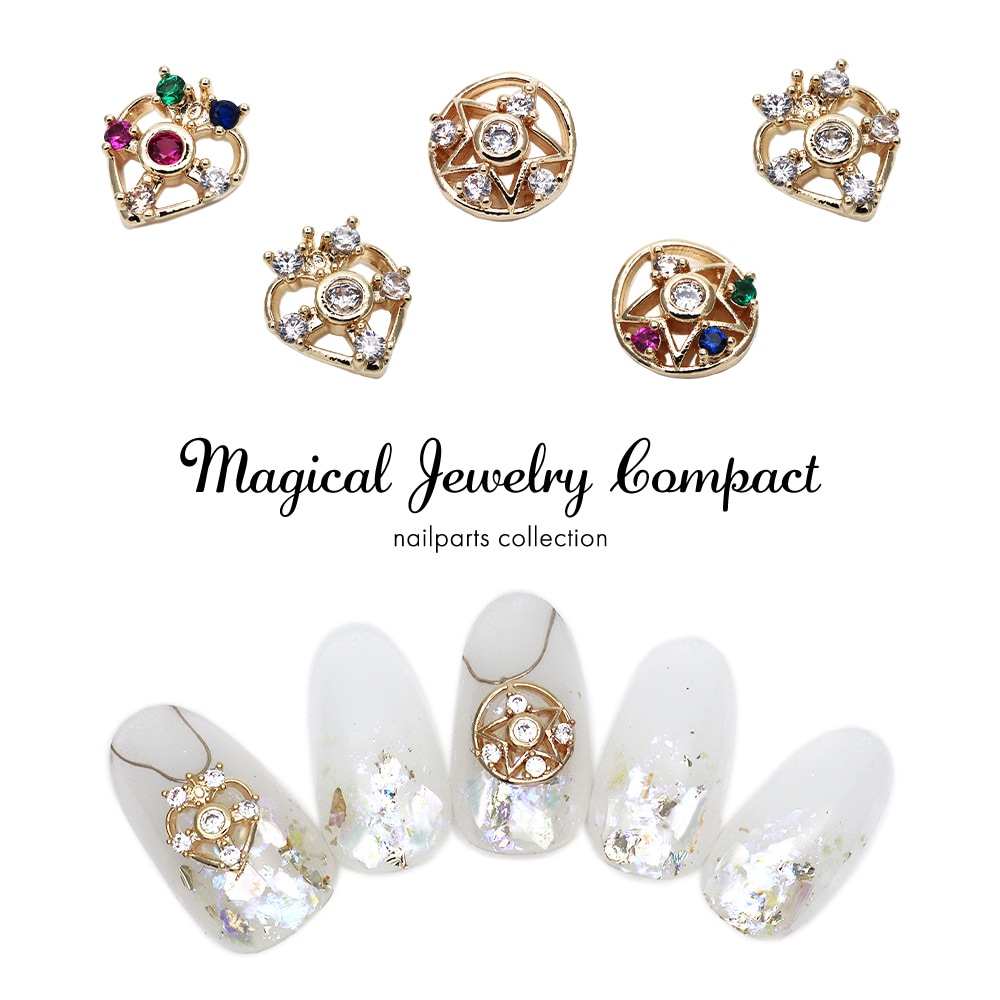 ネコポス送料無料】ネイルパーツ ジルコニア製 マジカルジュエリー