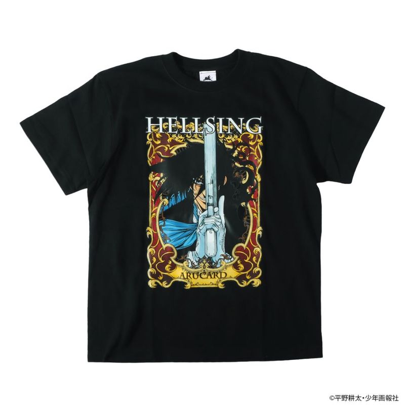 平野耕太☆大博覧會 HELLSING フルカラープリントTシャツ 少佐 ガラス