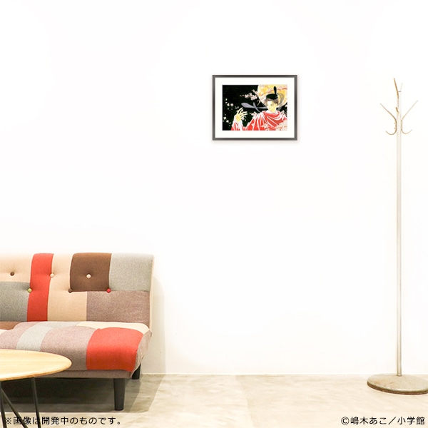 嶋木あこ20周年記念 サイン入り複製原画「月下の君」（原寸大A3サイズ