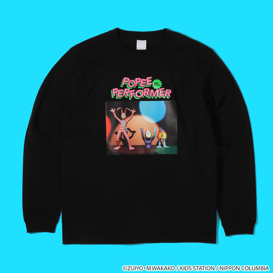ポピーザぱフォーマー ポピー the クラウンロングスリーブTシャツ