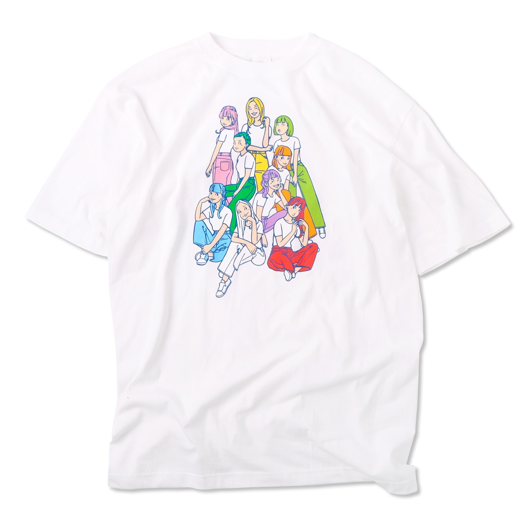 私立恵比寿中学 もっとエビ展 ～9 colors nude～ Tシャツ WHITE【販売