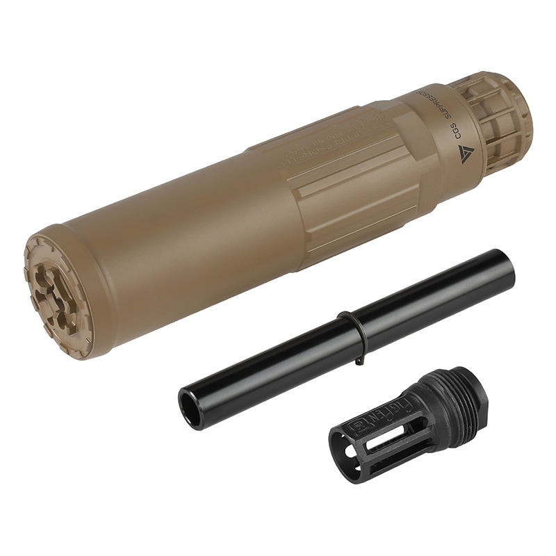 Airsoft Artisan CGS SCI-SIX タイプ ダミーサイレンサー & Noveske