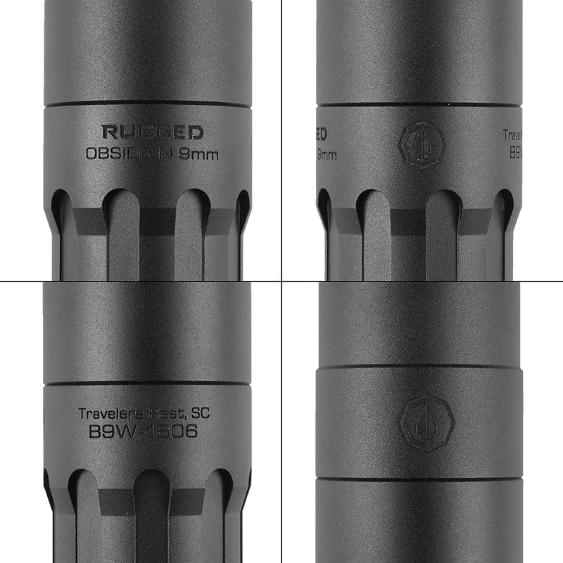 RGW OBSIDIAN 9mmタイプ ダミー サイレンサー 14mm逆ネジアタブター