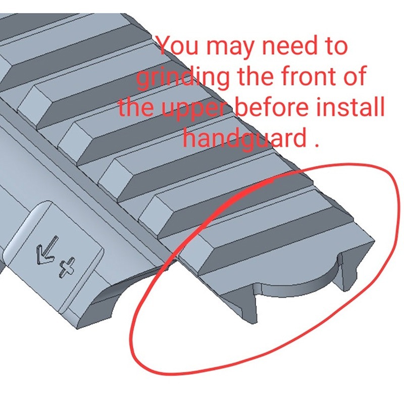 Airsoft Artisan Spearタイプ 10inch M-LOKハンドガードセット (SIG