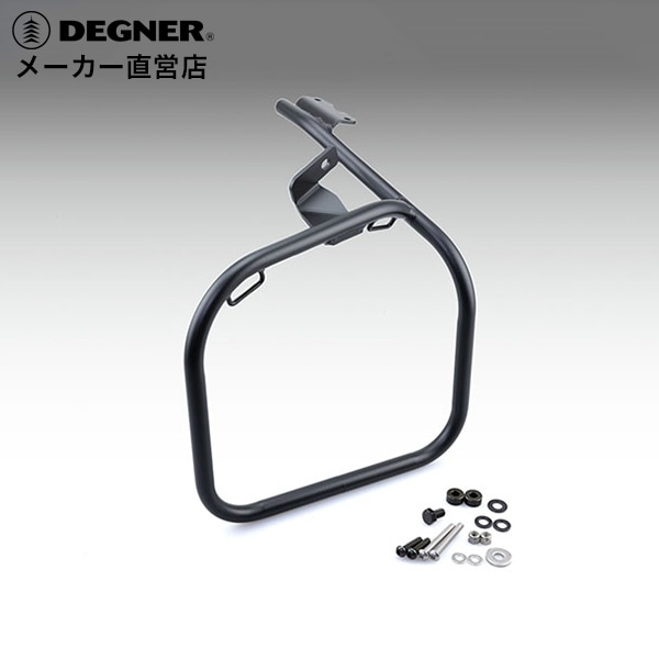 バイク [欠品時納期1週間]キジマ サドルバッグガード ブラック 左側