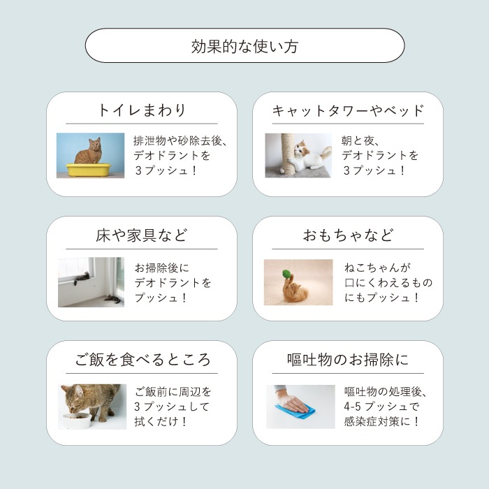 ねこいちゃ デオドラントスプレー つけかえ用