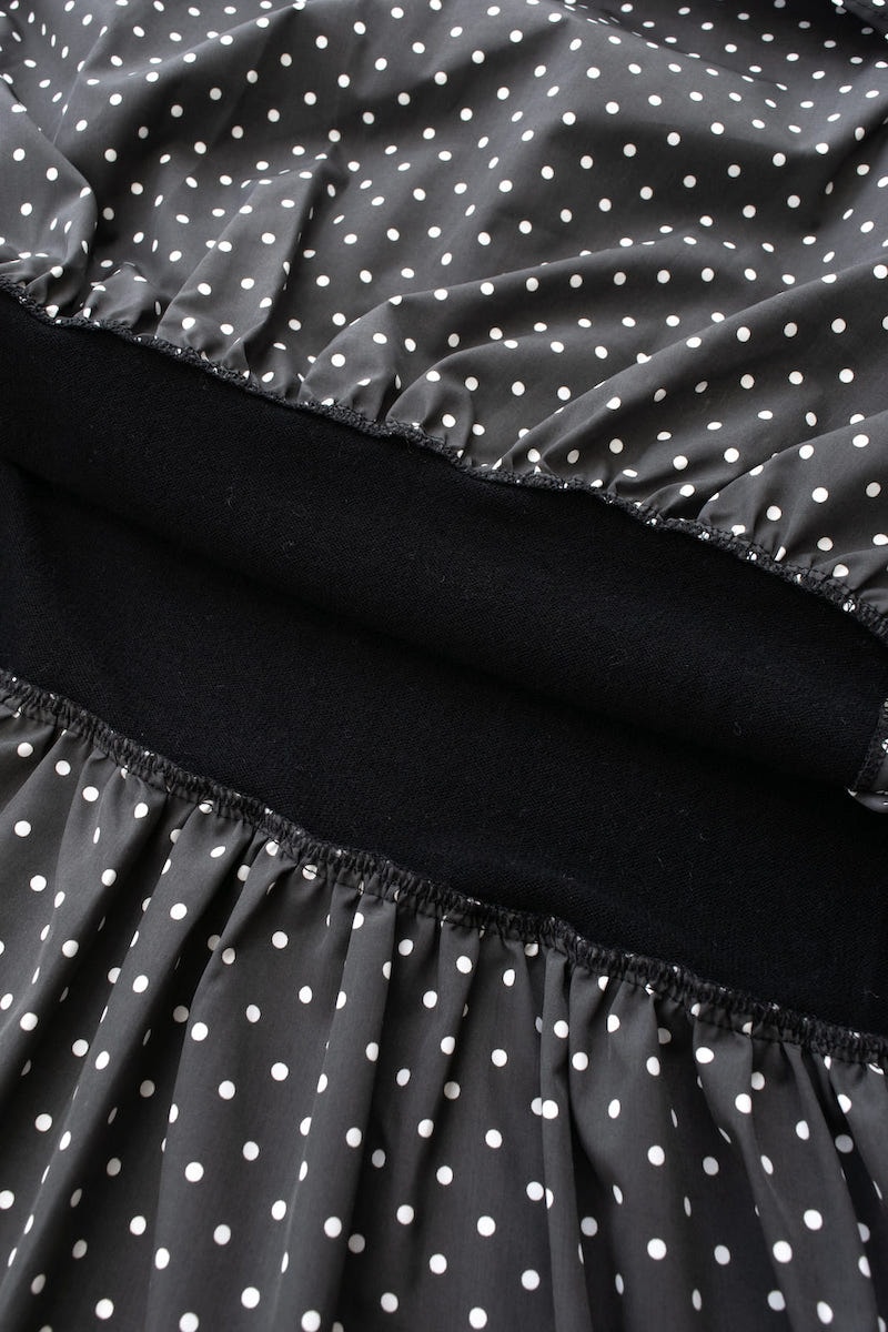 ニットドッキングドットワンピース | DRESS | OBLI