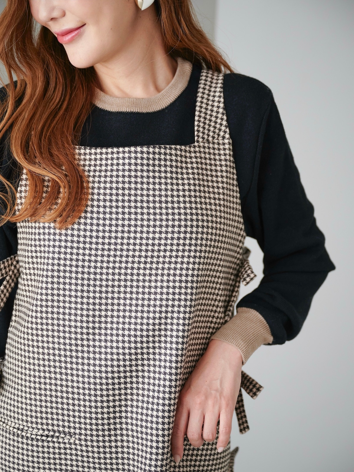 ブラウンリボンジャンパーワンピース | DRESS | OBLI