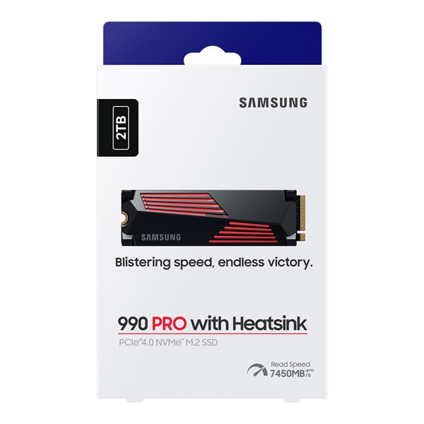 SAMSUNG MZ-V9P2T0G-IT 2TB PCIe 4.0 NVMe M.2 SSD 990 PRO with