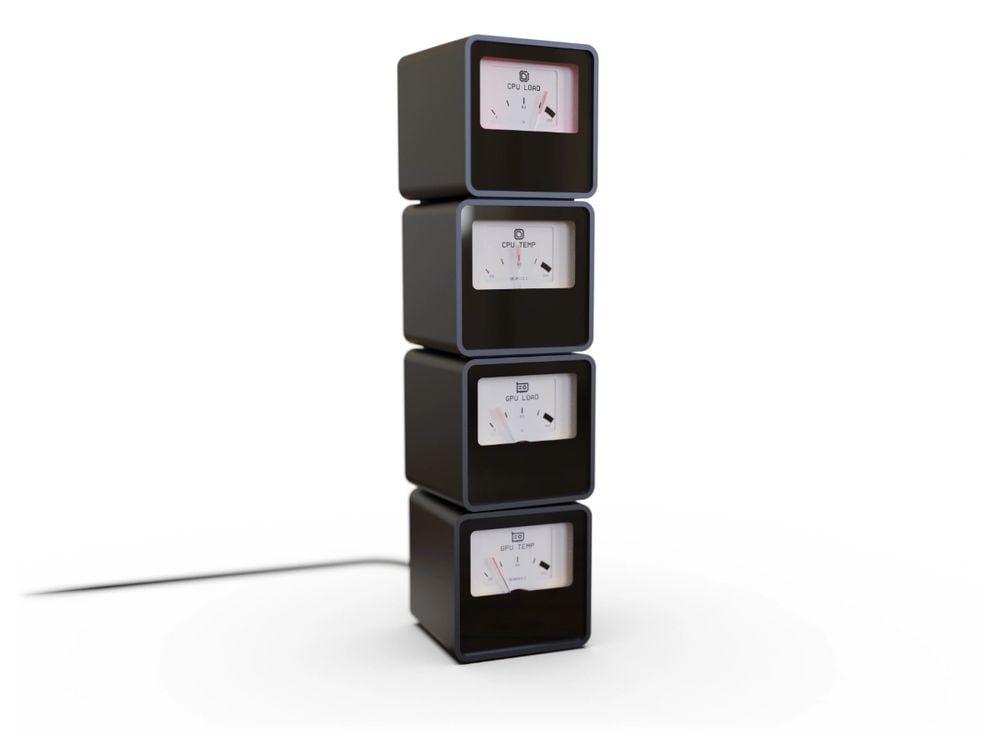 STREACOM VU1 - Dynamic Analogue Dial Single DIAL Black 増設用 | PC