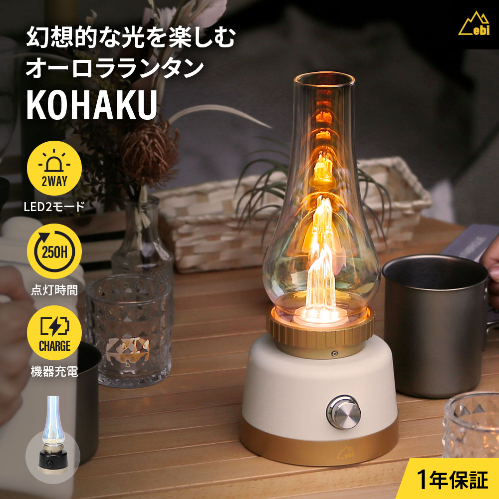 ebiブランド 幻想的な光を楽しむ、特別なひとときを。 オーロラ