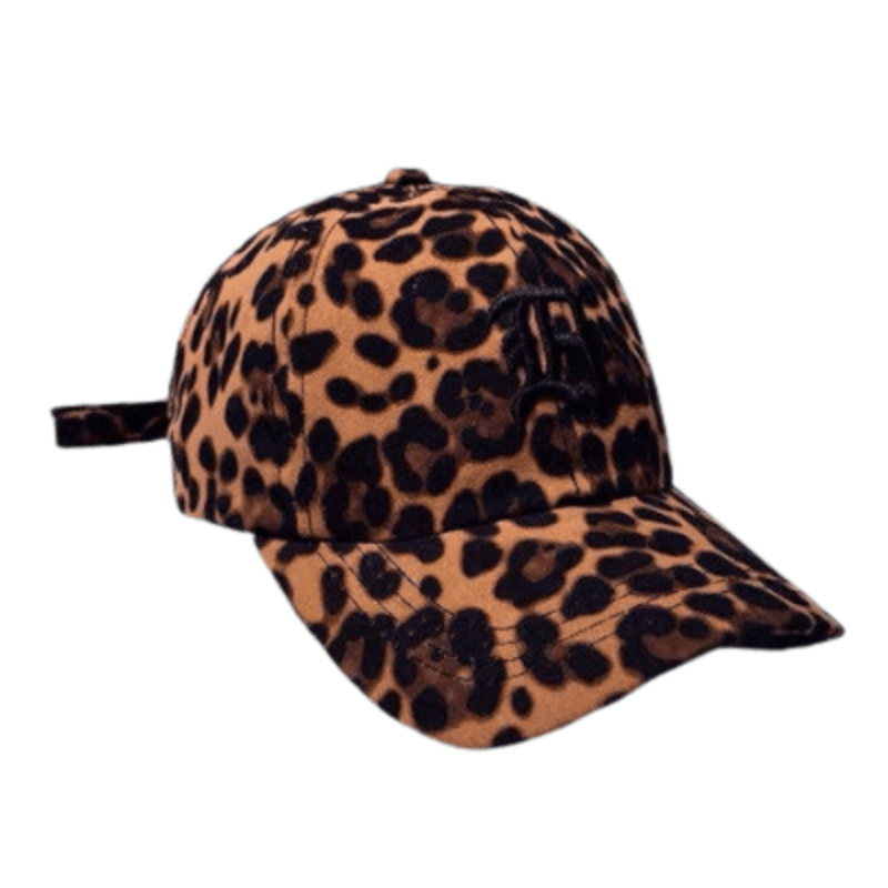 breath レオパードキャップ FAUX LEOPARD FUR CAP / BROWN – BREATH - サイズ 頭周り(cm) OS 58-62