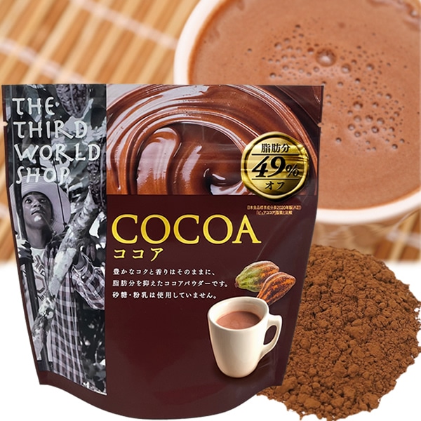 ココア 110g 【オーガニック 有機栽培ココアパウダー】【砂糖・粉乳