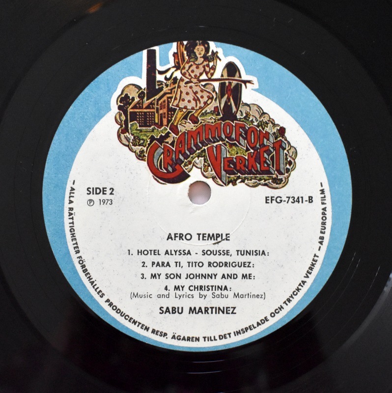 Sabu Martinez - Afro Temple [LP]｜SOUL / FUNK,rare groove｜Paddy