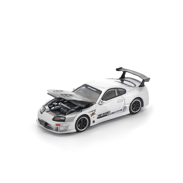 1/64 TOP SECRET GT300 SUPRA SILVER 1/64 トップシークレット GT300