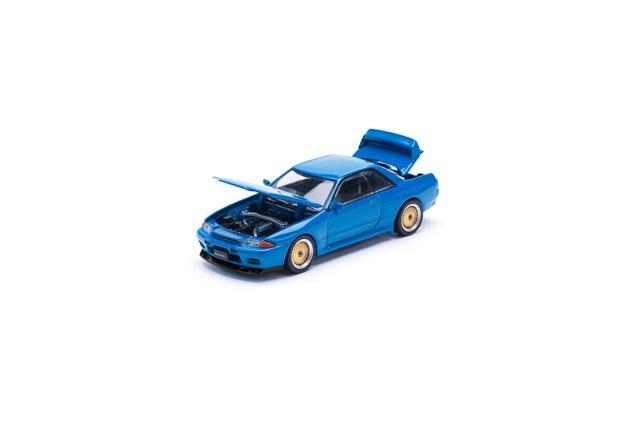 POP RACE x Enigma 1/64 Nissan Skyline R32 Bayside Blue日産