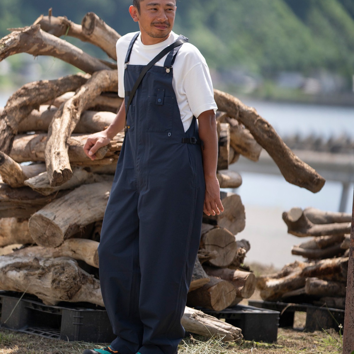 フィッシングオーバーオール【ネイビー】 | PlusM Online Shop プラス