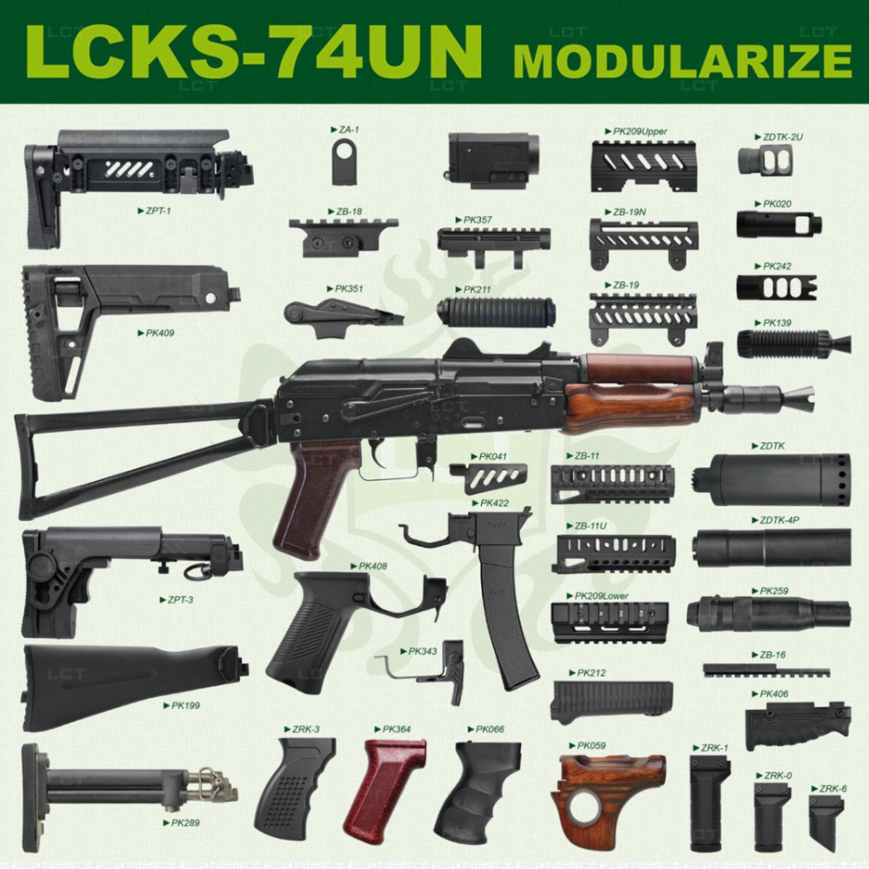 LCT AKS74U ドラグーン風カスタム