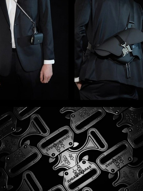 IUGAMAKARAS】Triple Covered Crow Buckle Bag | OUR BRAND