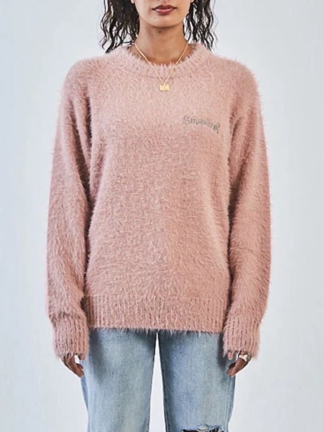 SUPPLIER】Cross Shaggy Knit / 【サプライヤー】クロスロゴシャギー