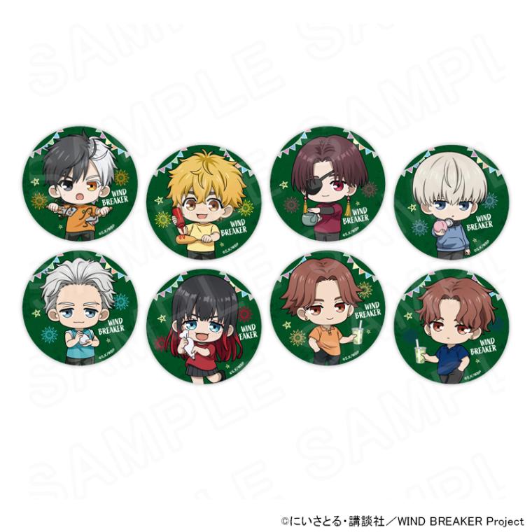 TVアニメ『WIND BREAKER』 ミニキャラ缶バッジ バラ