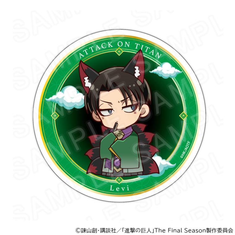 進撃の巨人 ミニキャラアクリルコースター ハロウィンVer.リヴァイ